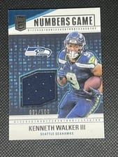 2024 Donruss Elite Numbers Game Jerseys Kenneth Walker III #NG-KWA card