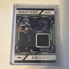 2024 Panini Absolute Absolute Heroes Memorabilia Kenneth Walker III #AHM-KWR card