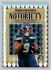 2024 Panini Mosaic Notoriety Kenneth Walker III #8 card