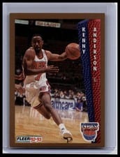 1992-93 Fleer Base Set Kenny Anderson #140 card