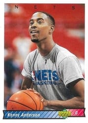 1992-93 Upper Deck Base Set Kenny Anderson #127 card
