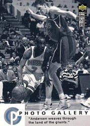1995-96 Collector's Choice Base Set Kenny Anderson #400 card
