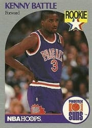 1990-91 Hoops Base Set Kenny Battle #233 card