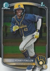 2025 Bowman Chrome Prospects Kenny Fenelon #BCP-190 card