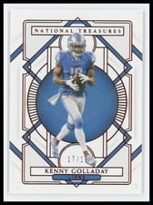 2020 Panini National Treasures Kenny Golladay #34 card