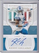 2020 Panini National Treasures Signatures Kenny Golladay #S-KG card