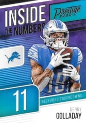 2020 Panini Prestige Inside the Numbers Kenny Golladay #IN-KG card