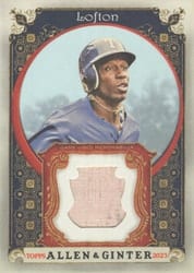 2023 Topps Allen & Ginter Relics (Pattern B) Kenny Lofton #AGRB-KL card