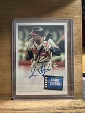 2023 Topps Archives 1957 Hit Stars Autographs Kenny Lofton #57HS-KL card