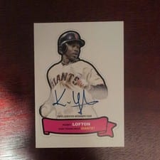Kenny Lofton 2024 Topps Archives 1968 Topps Action All-Stars Autographs card