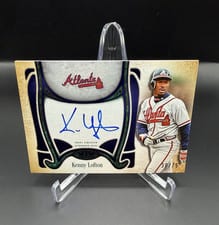 2026 Topps Tier One Top Shelf Signatures Kenny Lofton #TSS-KL card
