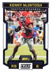 2023 Score Base Set Kenny McIntosh #320 card