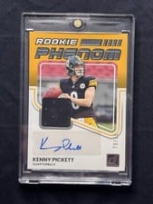 2022 Donruss Rookie Phenom Jersey Autographs Kenny Pickett #RPA-1 card