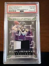 2022 Panini Black Futuristic Kenny Pickett #FUT-KPI card
