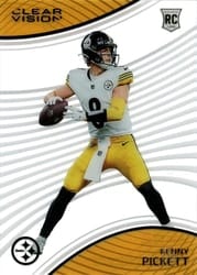 2022 Panini Chronicles Clear Vision Rookies Kenny Pickett #CVR-1 card