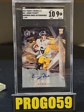 2022 Panini Chronicles Gridiron Kings Signatures Kenny Pickett #GK-1 card