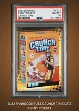 2022 Panini Donruss Crunch Time Kenny Pickett Galactic #CT-13