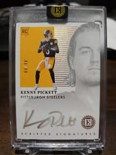 2022 Panini Encased Scripted Signatures Kenny Pickett #SS-KP card