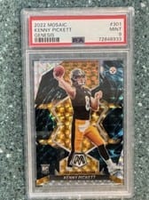 2022 Panini Mosaic Kenny Pickett Genesis #301 card