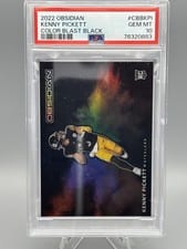 2022 Panini Obsidian Color Blast Black Kenny Pickett #CCB-KPI card