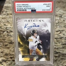 2022 Panini Origins Rookie Autographs Kenny Pickett #RAU-KPI card