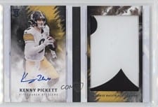 2022 Panini Origins Rookie Booklet Patch Auto Kenny Pickett #BPA-KPI card