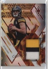 2022 Panini Phoenix Fire Fabrics Kenny Pickett #FIRE-12 card