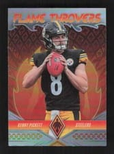 2022 Panini Phoenix Flame Throwers Kenny Pickett #FT-27 card