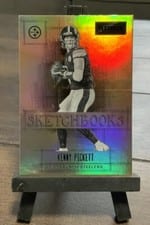 2022 Panini Playbook Sketchbooks Kenny Pickett #21 card