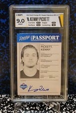 2022 Panini Prestige NFL Passport Signatures Kenny Pickett #NPS-KP card