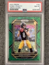 2022 Panini Prizm Kenny Pickett Green Scope #301 card