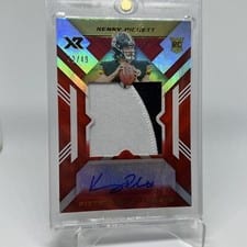 2022 Panini XR Rookie Swatch Autographs Kenny Pickett #RSA-KP card