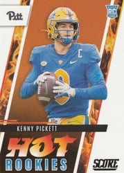 2022 Score Hot Rookies Kenny Pickett #HR1 card