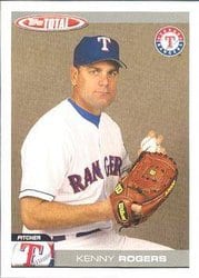 2004 Topps Total Base Set Kenny Rogers #357 card