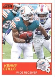 2019 Score Base Set Kenny Stills #140 card