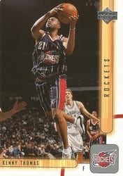 2001-02 Upper Deck Base Set Kenny Thomas #58 card