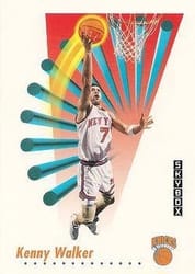 1991-92 SkyBox Base Set Kenny Walker #197 card