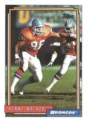1992 Topps Base Set Kenny Walker #215 card