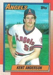 1990 Topps Base Set Kent Anderson #16 card