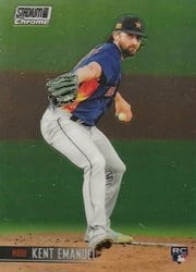 2021 Stadium Club Chrome Base Set Kent Emanuel #350 card