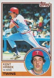 1983 Topps Base Set Kent Hrbek #690 card