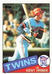 1985 Topps Base Set Kent Hrbek #510 card