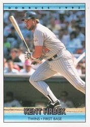 1992 Donruss Base Set Kent Hrbek #326 card