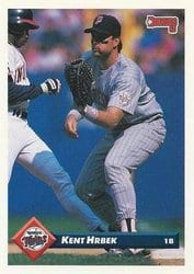 1993 Donruss Base Set Kent Hrbek #283 card