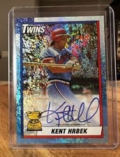 Kent Hrbek 2021 Topps All-Star Rookie Cup Autographs HoloFractor card
