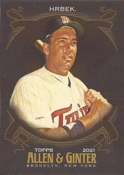2021 Topps Allen & Ginter X Base Set Kent Hrbek #338 card