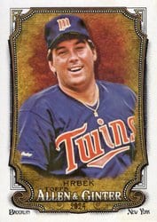 2024 Topps Allen & Ginter Base Set Kent Hrbek #347 card