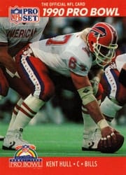 1990 Pro Set Base Set Kent Hull #345 card