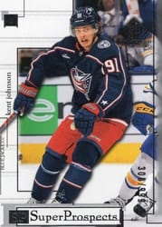 2022-23 SP Game Used 2001 Retro Rookies Crossover Kent Johnson #RC-10 card