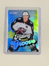 Kent Johnson 2025-26 Upper Deck Allure Hitting Their Groove card